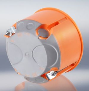 Simet Puszka podtynkowa gips, głęboka, z membraną,pomarańczowa E3700 (83192088) 3