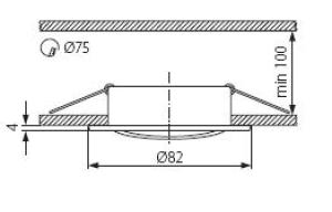 Kanlux Sufitowa oprawa punktowa VIDI CTC-5515-W biały (02780) 3