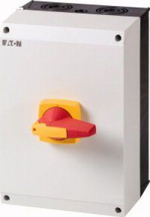 Eaton Rozłącznik izolacyjny 3P+N 125A z blokadą na kłódkę w obudowie IP65 DMM-125/3N/I5/P-R (172848) 1