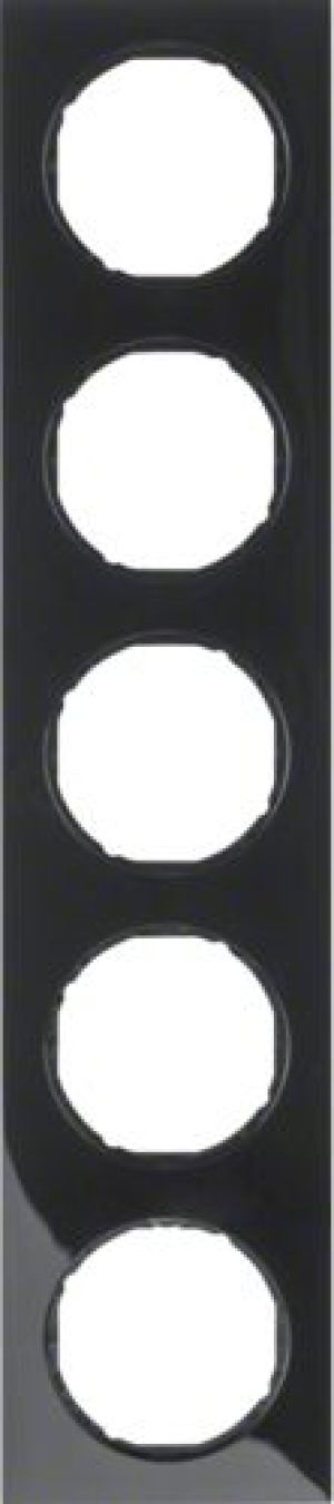 Berker Ramka pięciokrotna R.3 czarna (10152245) 1