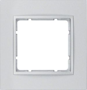 Berker Ramka pojedyncza B.7 aluminium mat (10116424) 1