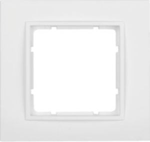 Berker Ramka pojedyncza B.7 uniwersalna biały mat (10116919) 1
