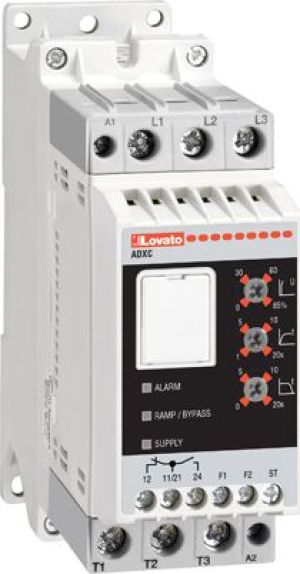 Lovato Electric Softstart 45A 22kW z przekaźnikiem by-pass, 3x400V AC zasilanie 110-400V AC (ADXC045400) 1