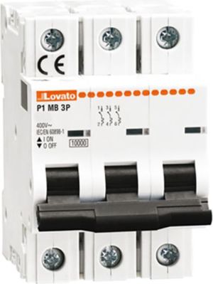 Lovato Electric Ogranicznik mocy 3P 6A 10kA (P1MB3PT06) 1