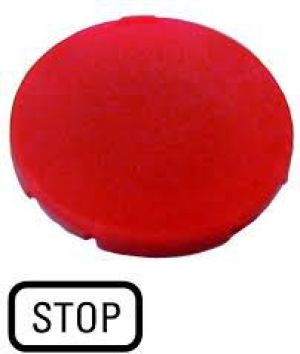 Eaton Soczewka przycisku 22mm płaska czerwona z symbolem STOP M22-XD-R-GB0 (218194) 1