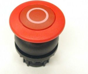 Eaton Przycisk grzybkowy czerwony 22mm z samopowrotem z opisem M22S-DP-R-XO (216721) 1