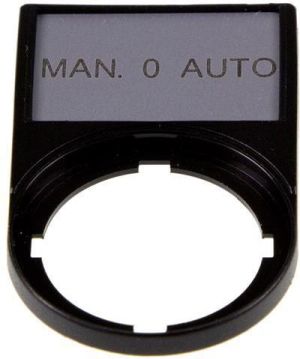 Eaton Tabliczka opisowa MAN-0-AUTO 50 x 30mm czarna 22mm prostokątna M22S-ST-GB12 (216501) 1
