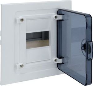 Hager Rozdzielnica modułowa Golf 1 x 4 podtynkowa IP40 drzwi transparentne (VF104TD) 1