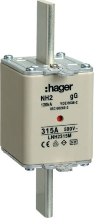 Hager Wkładka bezpiecznikowa NH2 315A 500V gG (LNH2315M) 1