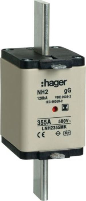 Hager Wkładka bezpiecznikowa NH2 355A 500V gG (LNH2355MK) 1