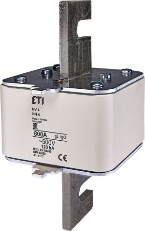 Eti-Polam Wkładka bezpiecznikowa NH4 800A gG 500V WT-4 (004116103) 1