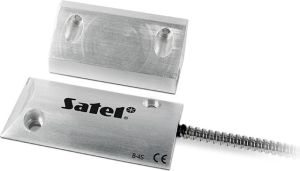 Satel Czujka magnetyczna kontaktron nawierzchniowa hermetyczna obudowa metalowa bramowa wersja S Satel (B-4S) 1