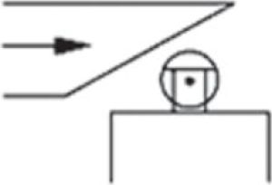 Spamel Łącznik krańcowy 1Z 1R metal / tworzywo popychacz z rolką obrotową (LK122) 3
