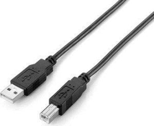 Kabel USB Equip USB-A - 1 m Czarny (Z13366) 1