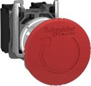 Schneider Electric Przycisk bezpieczeństwa 22mm 1Z 1R IP66 przez obrót (XB4BS8444) 1