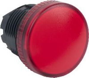 Schneider Electric Główka lampki sygnalizacyjnej 22mm czerwona BA9S (ZB5AV04) 1