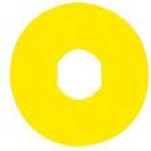 Schneider Electric Tabliczka opisowa żółta okrągła fi60 bez opisu (ZBY9101) 1