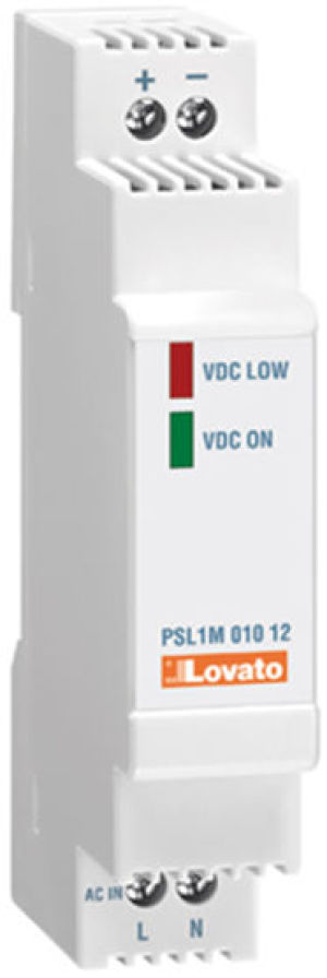 Lovato Electric Zasilacz jednofazowy 100-240V AC/12V DC 10W 0,83A modułowy 1