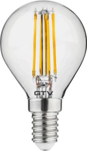 GTV Żarówka LED E14 4W 400lm 220 - 240V ciepła biała (LD-G45FL4-30) 1