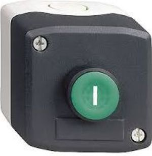Schneider Electric Kaseta sterownicza 1-otworowa przyciskiem zielony 1Z (XALD102) 1