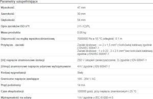 Schneider Electric Lampka sygnalizacyjna 22mm biała 230-240V AC LED (XB4BVM1) 2