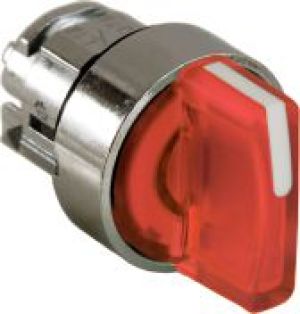 Schneider Electric Napęd przełącznika 3 położeniowy czerwony z podświetleniem z samopowrotem (ZB4BK1543) 1