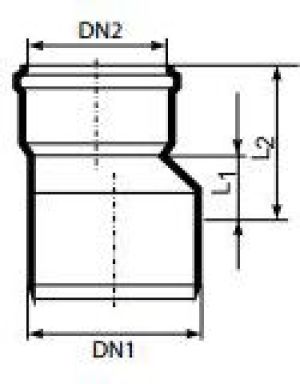 Magnaplast Redukcja UDBR DN 110/50mm (146610) 3