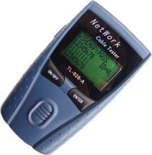 Tester sieci LAN RJ45/BNC wyświetlacz LCD TL-828A 1