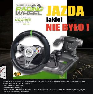 Kierownica Mad Catz XBOX360 RACING WHEEL BEPRZEWODOWA G00-MCB47201 5