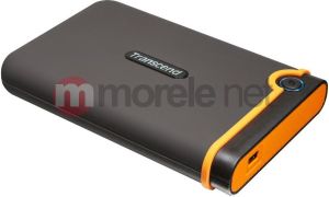 Dysk zewnętrzny HDD Transcend HDD 500 GB Szaro-pomarańczowy (TS500GSJ25M2) 1