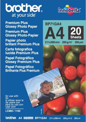 Brother Papier fotograficzny do drukarki A4 (BP71GA4) 1