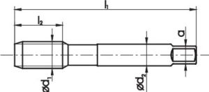 Fanar Gwintownik maszynowy M20x1,5 (E1-131001-0205) 2