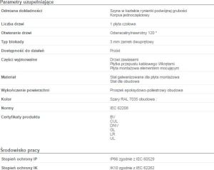Schneider Obudowa S3D 400 x 300 x 150mm IP66 z płytą montażową (NSYS3D4315P) 2