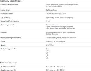 Schneider Obudowa S3D 1000 x 1200 x 300mm IP55 z płytą montażową (NSYS3D101230DP) 2