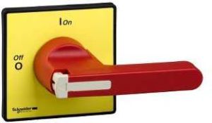 Schneider Napęd ręczny obrotowy do przełącznika krzywkowego 90x90 czerwony/żółty (KDF3PZ) 1