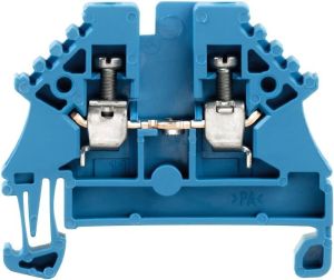 Weidmuller Złączka szynowa przelotowa 2-przewodowa 2,5mm2 niebieska (1023780000) 1
