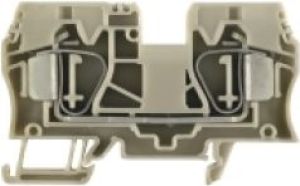 Weidmuller Złączka szynowa 2-przewodowa 10mm2 beżowa ZDU 10 ATEX (1746750000) 1