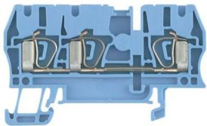 Weidmuller Złączka szynowa 3-przewodowa 2,5mm2 niebieska (1608550000) 1