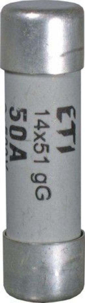 Eti-Polam Wkładka bezpiecznikowa cylindryczna 14 x 51mm 50A aM 400V CH14 (002631019) 1