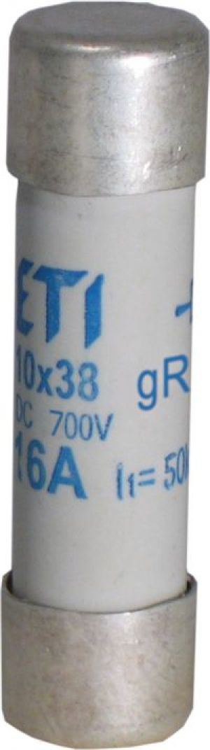 Eti-Polam Wkładka bezpiecznikowa cylindryczna PV 10 x 38mm 10A gR 900V AC/DC CH10 (002625031) 1
