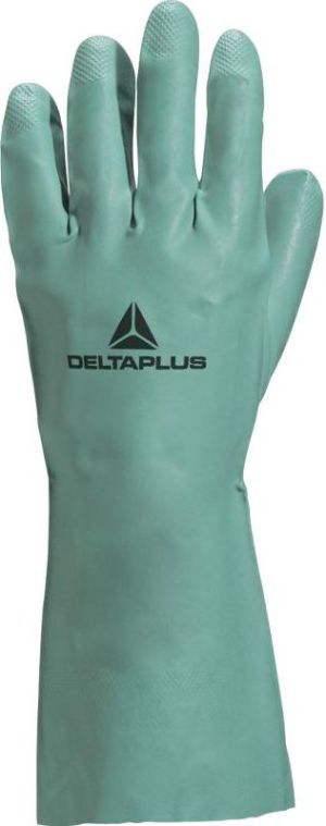 Delta Plus Rękawice nitrylowe długie zielone 7 (VE802VE07) 1