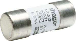 Hager Bezpiecznik cylindryczny BiWtz 22 x 58 gG 50A (LF550G) 1