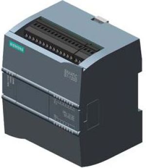 Siemens Moduł podstawowy PLC CPU 1212C 8WE 6WY+2WE analogowe 24V DC 75kB SIMATIC S7-1200 (6ES7212-1AE40-0XB0) 1