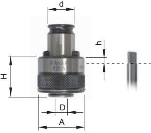 Fanar Zabierak M12 ze sprzęgłem FZS31 (R-FZS31/M12D9DIN) 2