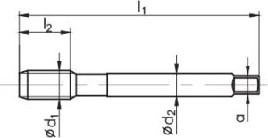 Fanar Gwintownik maszynowy M12x1,25 (D2-511101-0124) 2