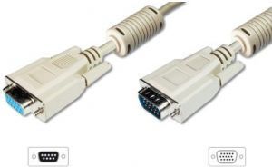 Kabel Digitus D-Sub (VGA) - D-Sub (VGA) 5m szary (AK-310203-050-E) 1