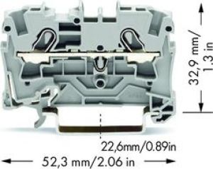 Wago Złączka 2-przewodowa TOPJOBS 4mm2 (2004-1201) 2