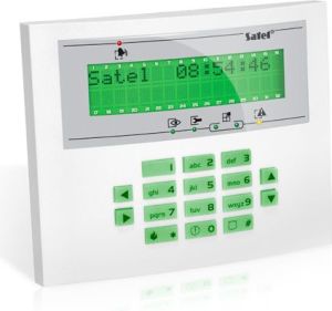 Satel Manipulator LCD zielone podświetlenie INTEGRA (INT-KLCDL-GR) 1