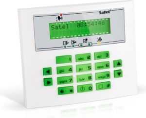 Satel Manipulator LCD zielone podświetlenie INTEGRA (INT-KLCDS-GR) 1
