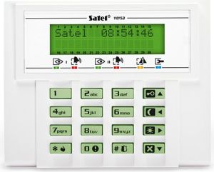 Satel Klawiatura obsługi systemu alarmowego, LCD, do systemu Versa (VERSA-LCD-GR) 1